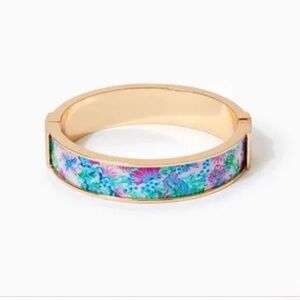 Lilly Pulitzer Mandevilla Baby Paradise Petals GWP Photodome Bangle NWT